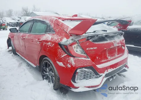 2018 Honda Civic Sport из США, поврежденный, VIN SHHFK7H40JU228120